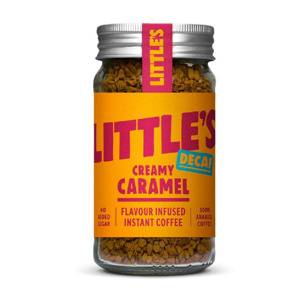 Littles Decaf Instant Coffee Creamy Caramel 50g