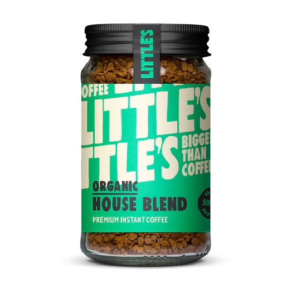 Littles Premium Instant Organic Coffee House Blend 100g