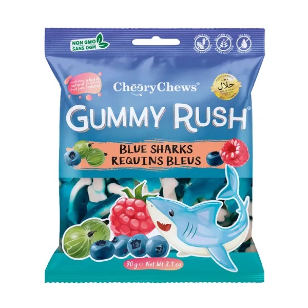 Gummy Rush Blue Sharks 90g