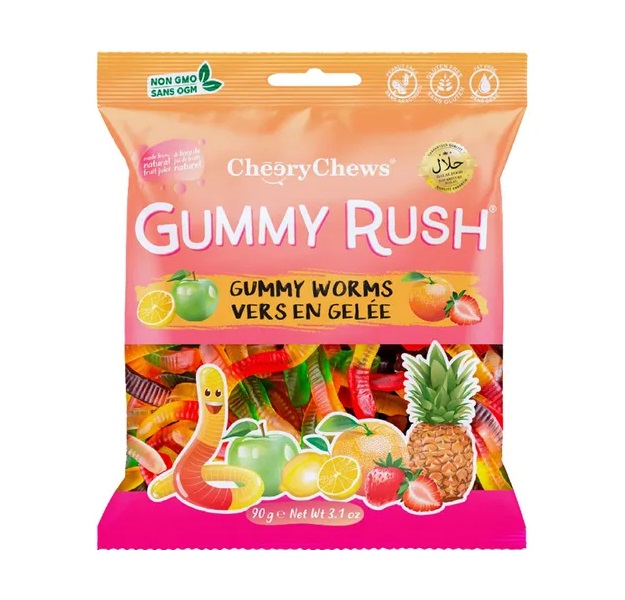 Gummy Rush Gummy Worms 90g