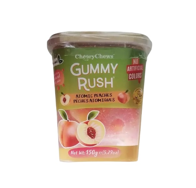 DUNIYA | Gummy Rush Atomic Peaches Tub 150g Thumbnail