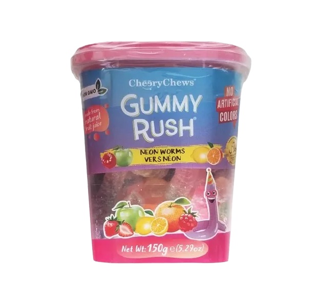 Gummy Rush Sour Party Mix Tub 150g