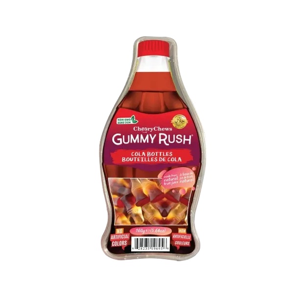 Gummy Rush Cola Bottle Bottle Tub 160g