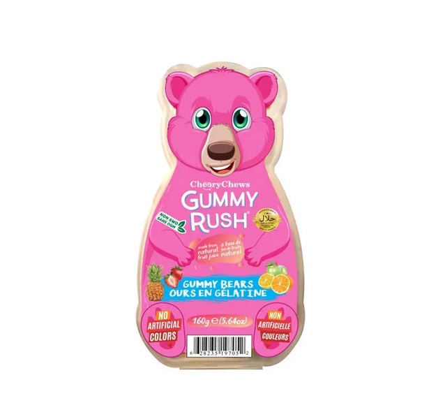 Gummy Rush Neon Bears Bear Tub 160g