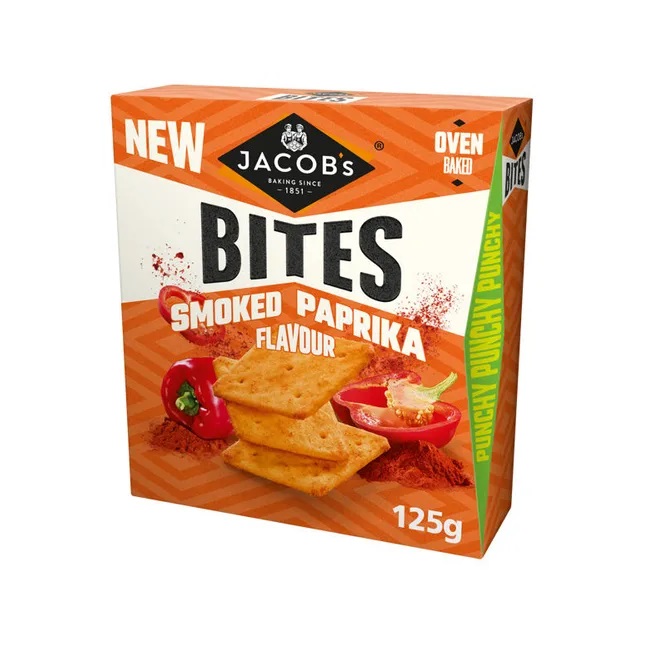 Jacobs Bites Smoked Paprika 125g 