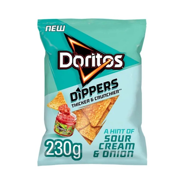 Doritos Dippers Hint of Sour Cream & Onion 230g