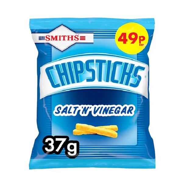 DUNIYA | Smiths Chipstix Salt & Vinegar PM 49p 37g Thumbnail