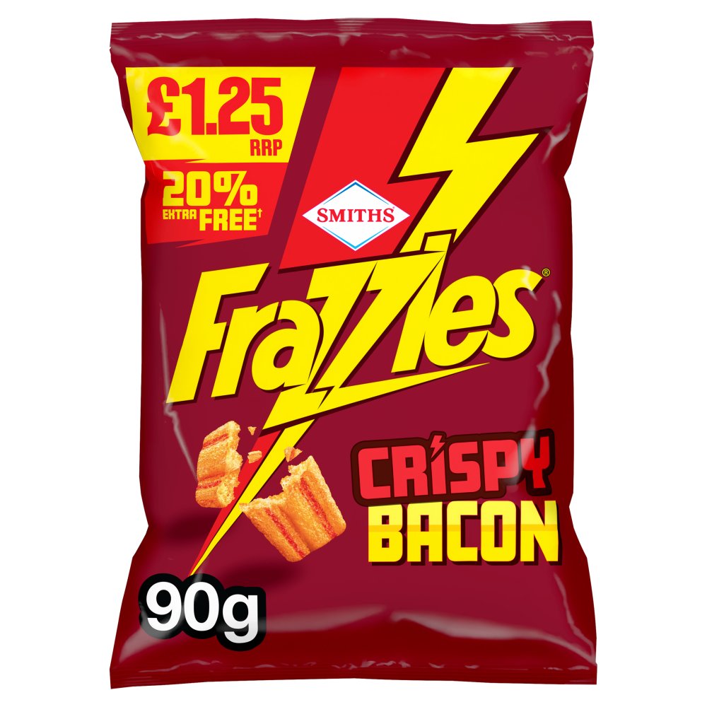 Smiths Frazzles Bacon Crisps PM £1.25 91g