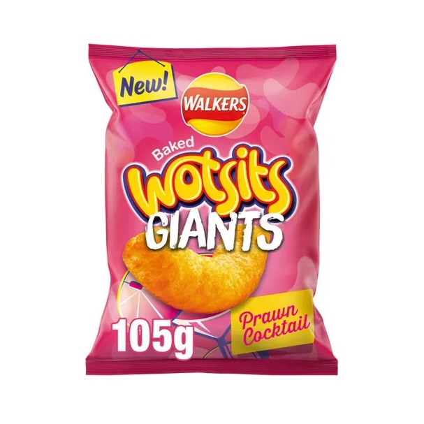 Walkers Wotsits Giants Prawn Cocktail 105g