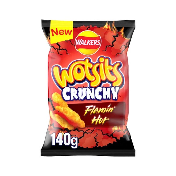 Walkers Wotsits Crunchy Flamin Hot 140g