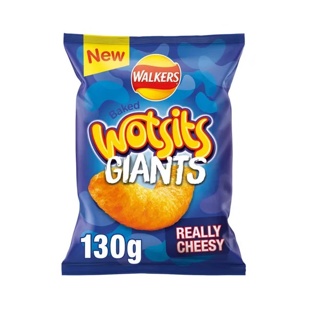 Walkers Wotsits Giants Really Cheesy Snacks 130g