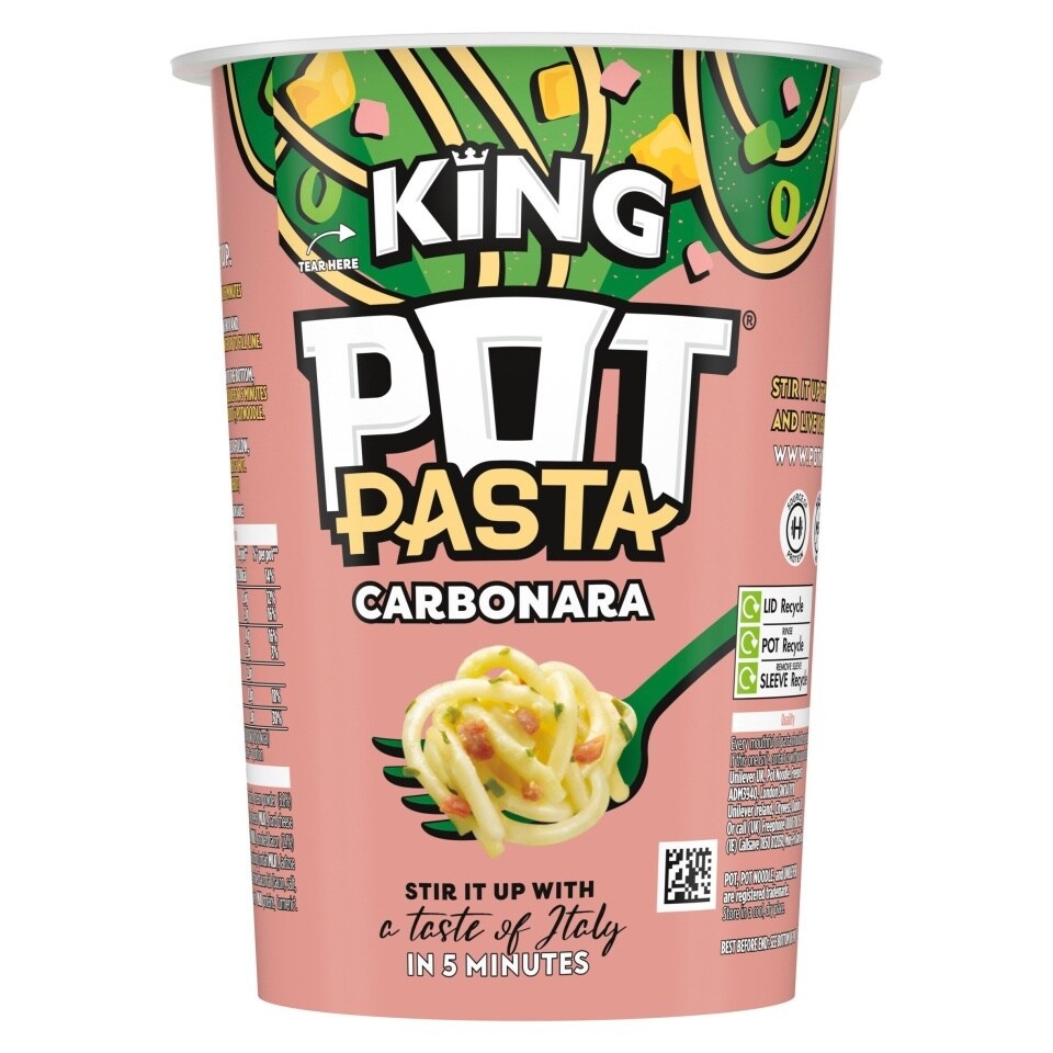 King Pot Pasta Creamy Carbonara 69g