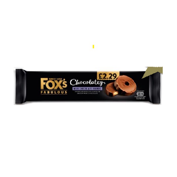 DUNIYA | Foxs Chocolatey Rounds Milk PM £2.29 130g Thumbnail