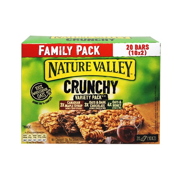 Nature Valley Crunchy Variety Pack 10pk (10 x 42g)