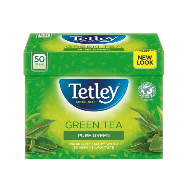 Tetley Green Tea Pure Green Tea Bags 50s (HS)