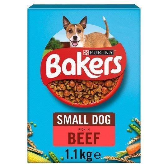 Bakers Small Dog Beef 1.1kg (HS)