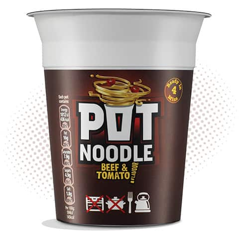 Pot Noodle Beef & Tomato 90g (HS)