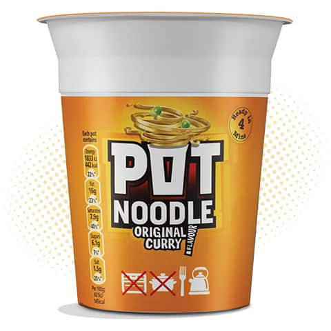 DUNIYA | Pot Noodle Original Curry 90g (HS) Thumbnail