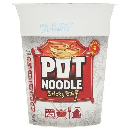 Pot Noodle Sticky Rib 90g (HS)