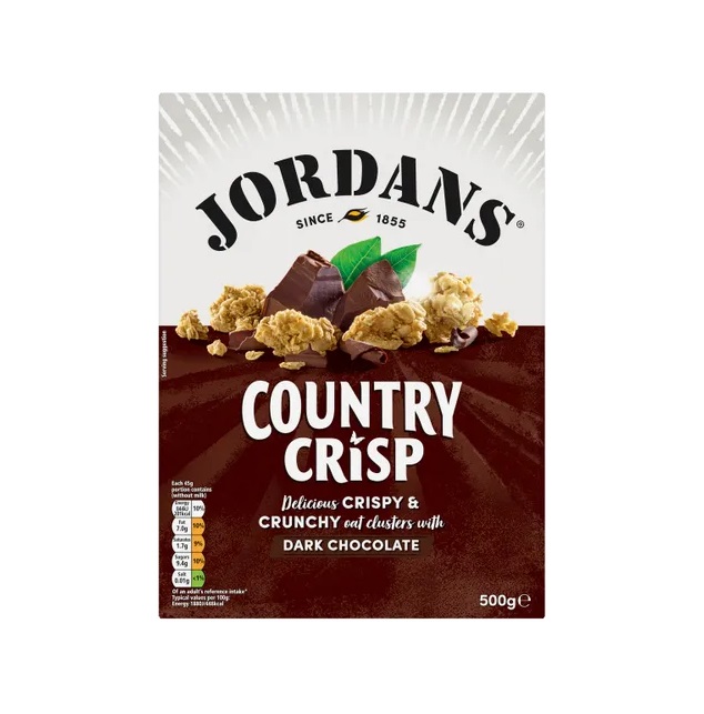 Jordans Country Crisp with 70% Cocoa Dark Chocolate 500g