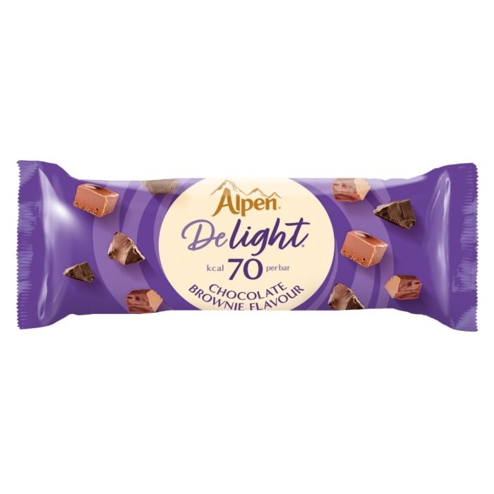 Alpen Delight Bars Chocolate Brownie 19g