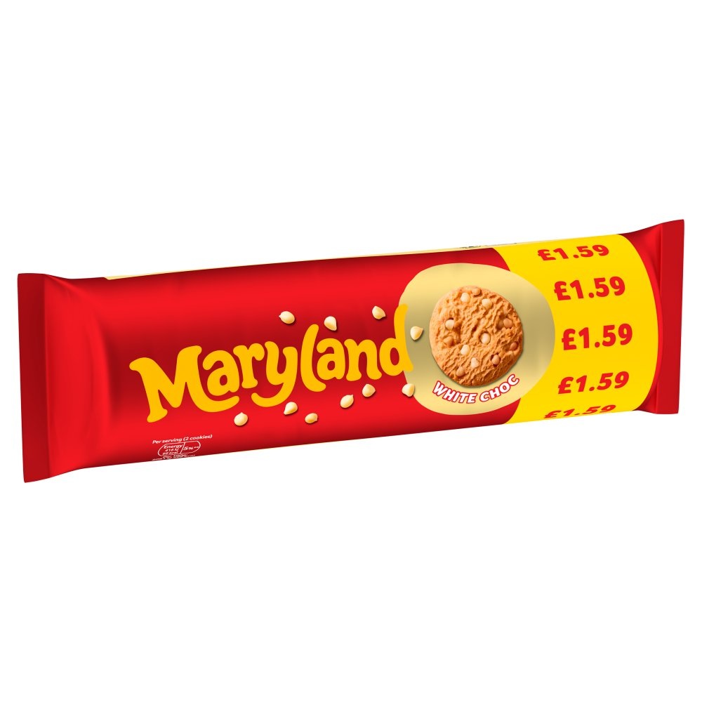 Maryland Cookies White Chocolate PM £1.59 200g