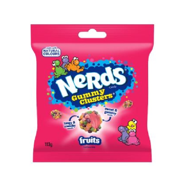 Nerds Candy Gummy Ousters Fruits Bag 113g 