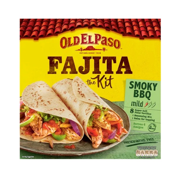 DUNIYA | Old El Paso BBQ Fajita Kit 500g Thumbnail