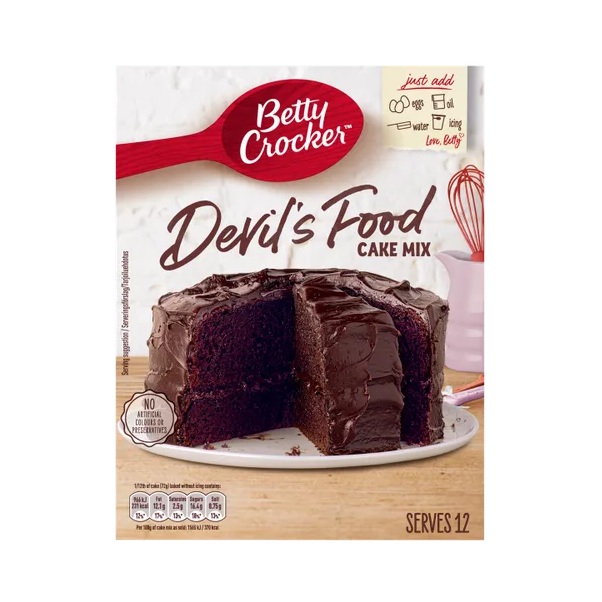 Betty Crocker Devils Food Cake Mix 425g