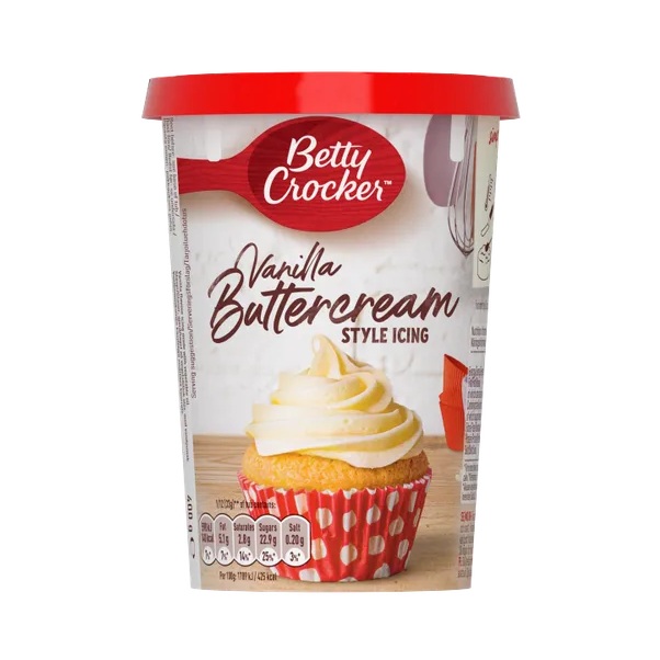 Betty Crocker Vanilla Buttercream Icing 400g