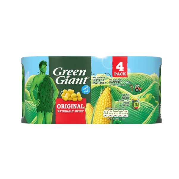 Green Giant Original Corn 4pk (4 x 198g)