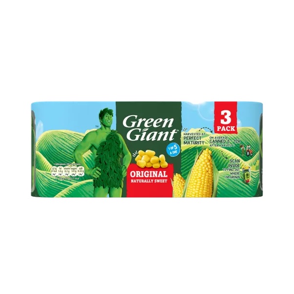 Green Giant Original Corn 3pk (3 x 198g)