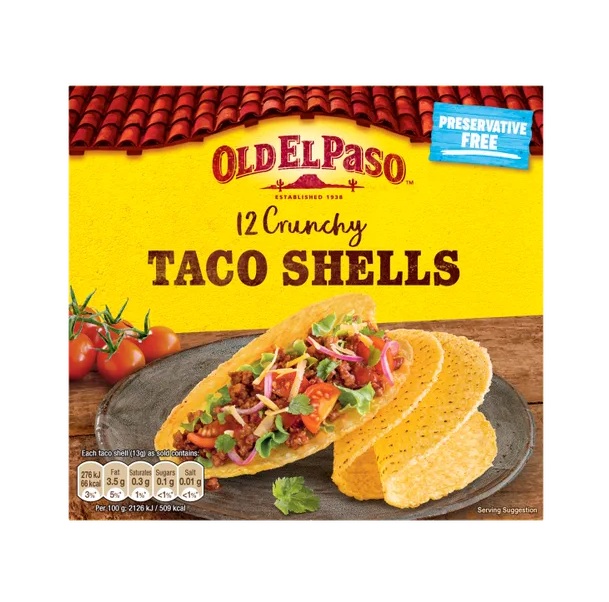 Old El Paso Taco Shells 156g