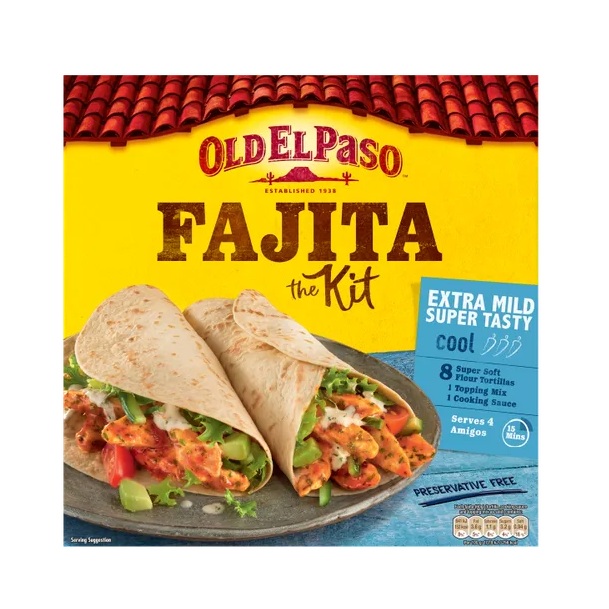 DUNIYA | Old El Paso Extra Mild Fajita Kit 476g Thumbnail