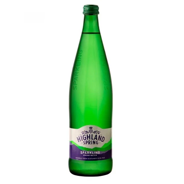 Highland Spring Sparkling Water Glass 750ml