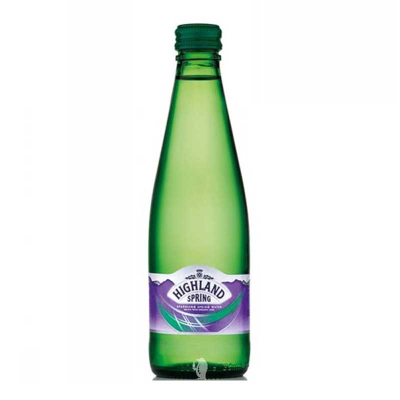 Highland Spring Sparkling Water Glass 330ml