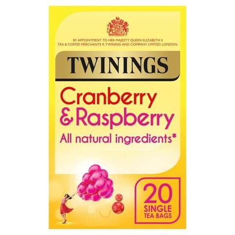 Twinings Infusions Strawberry & Rasp Tea Bags 20s