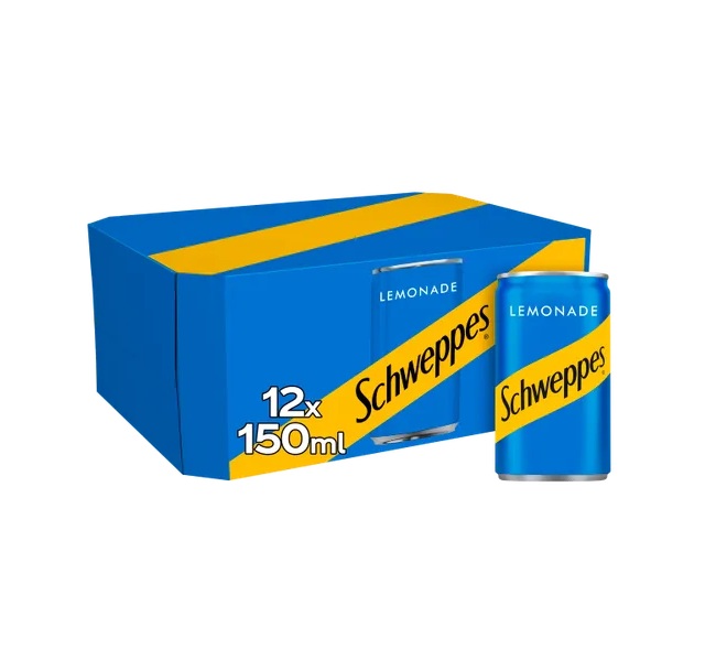 Schweppes Lemonade 12pk (12 x 150ml)