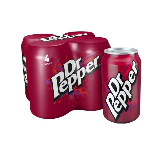 Dr Pepper 4pk (4 x 330ml)