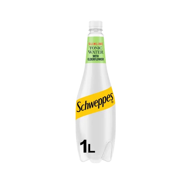 DUNIYA | Schweppes Slimline Tonic Water & Elderflower 1Ltr Thumbnail