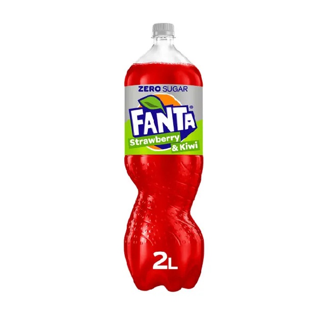 Fanta Zero Strawberry & Kiwi 2Ltr