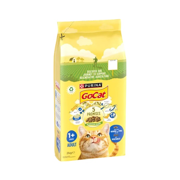 Go-Cat Herring & Tuna Mix Vegetables 2kg