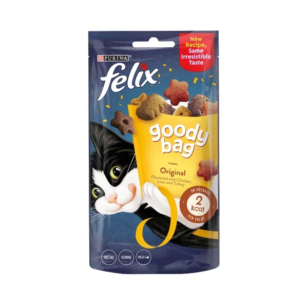 DUNIYA | Felix Goody Bag Cat Treats OrigInal 60g Thumbnail