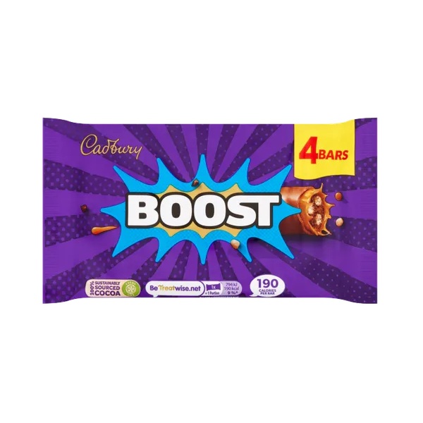 Cadbury Boost 4pk (4 x 37g) 148g