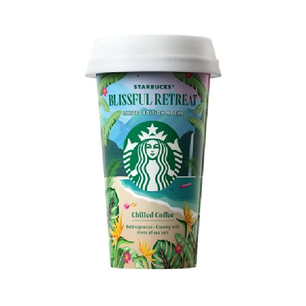 Starbucks Chilled Cup Blissful Retreat (Mocha With Sea Salt) 220ml 