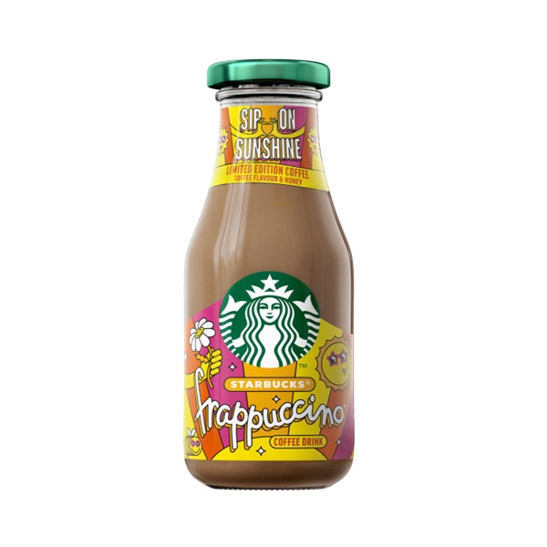 Starbucks Frappuccino Sip on Sunshine Toffee Honeycomb Glass Ltd 250ml