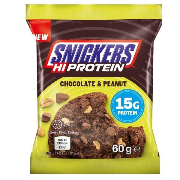 MPO Snickers Hi-Protein Choco & Peanut Cookies 60g