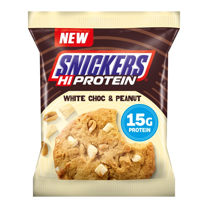 MPO Snickers Hi-Protein White Chocolate Protein Cookies 60g