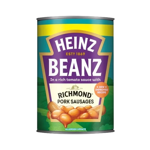 Heinz Baked Beans Richmond Pork Sausages PM £2.20 415g