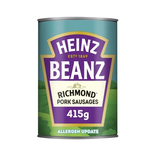 Heinz Baked Beans & Richmond Pork Sausages (24 x 415g) 